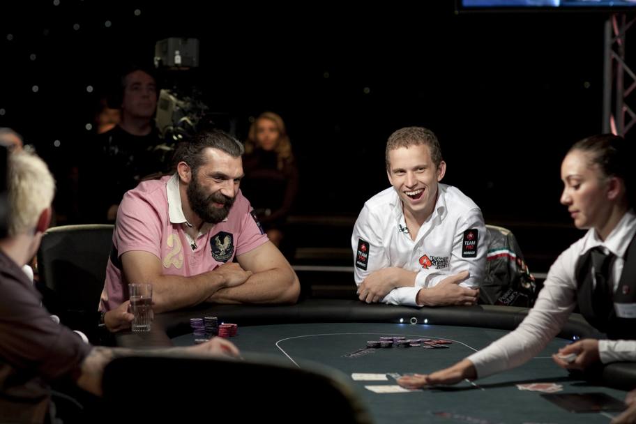 Sebastien Chabal mentre gioca a poker (Sconosciuta)